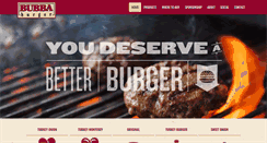 Desktop Screenshot of bubbafoods.com