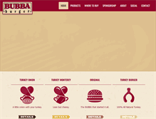Tablet Screenshot of bubbafoods.com